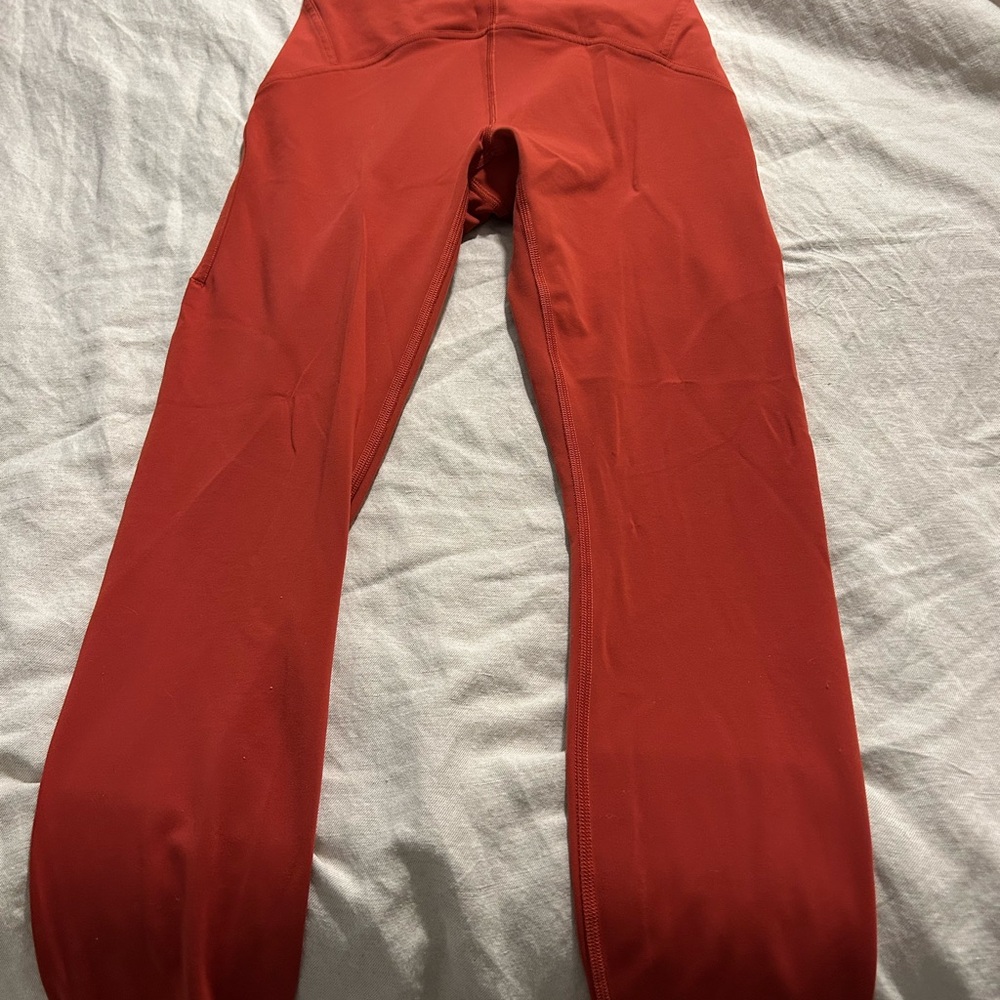 lululemon athletica Red Leggings